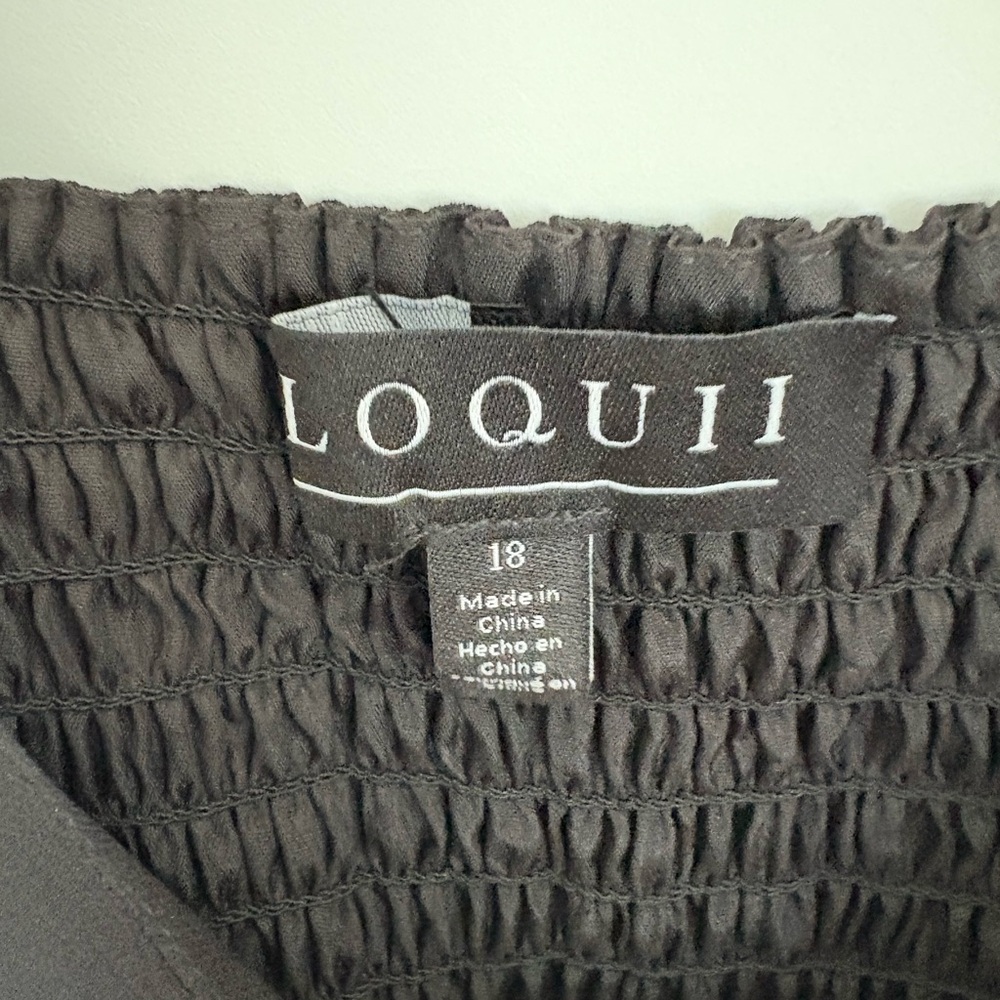 Eloquii Black Long Sleeve Dress - Picture 3 of 7